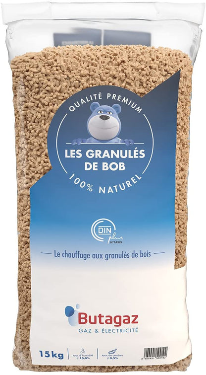 Palette de granulés de bois BUTAGAZ 66 sacs de 15kg