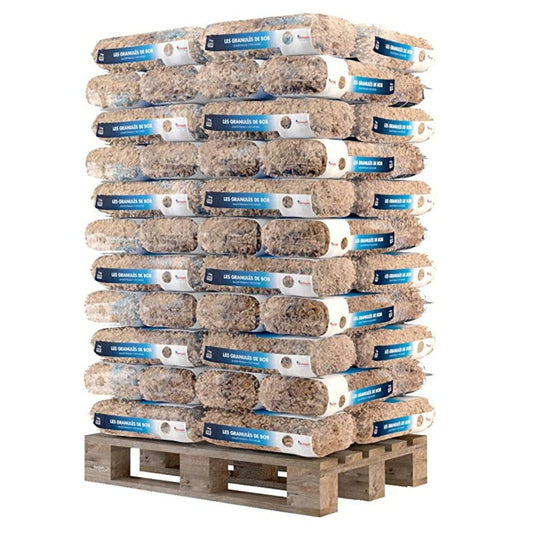 Palette de granulés de bois BUTAGAZ 66 sacs de 15kg