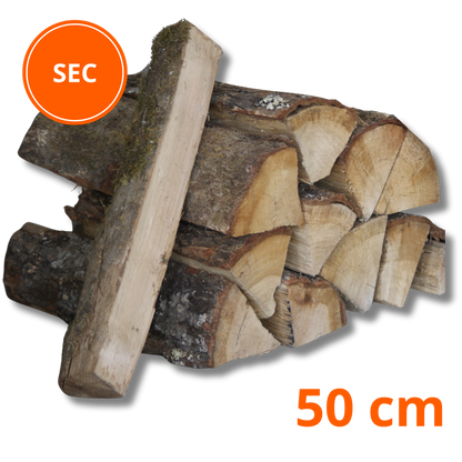Bois de chauffage en 50 cm SEC