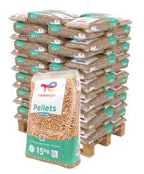 Palette de granulés de bois Total Energies 66 sacs de 15kg